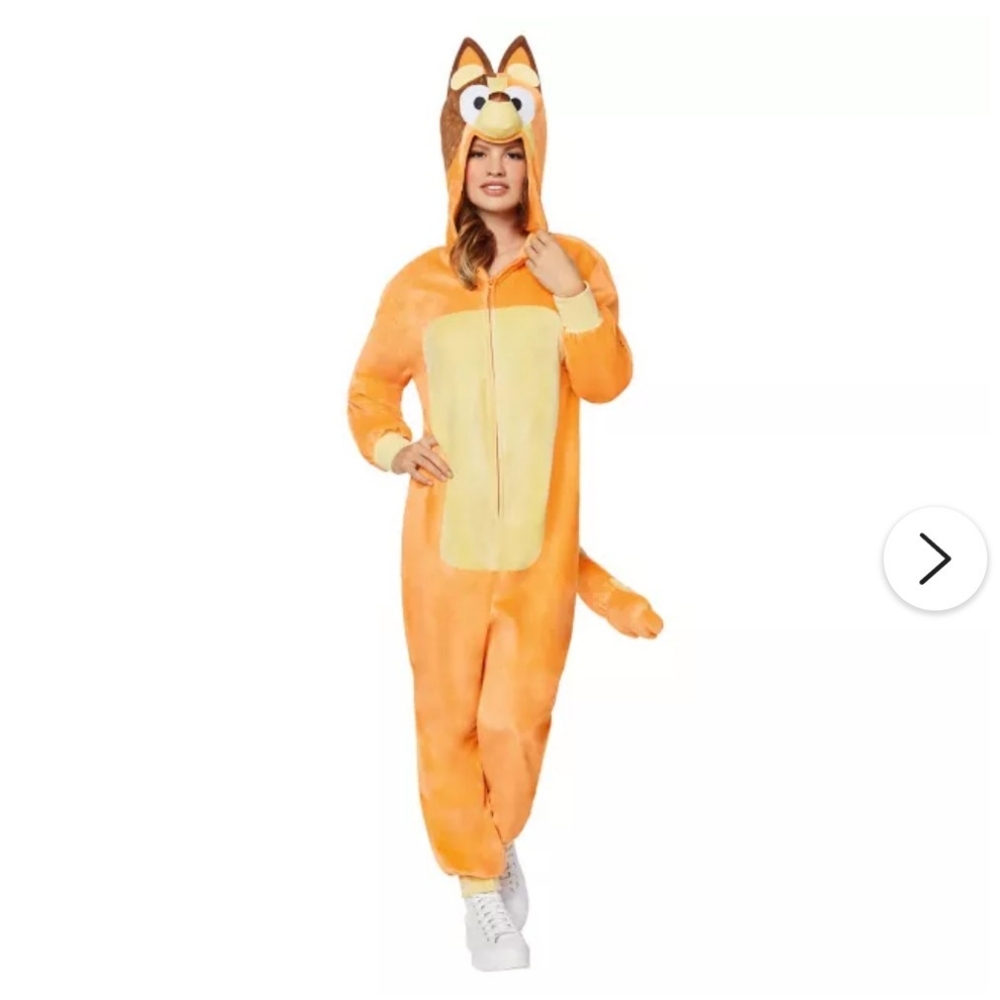 Spirit Orange Fox Onesie Costume with Cream Belly